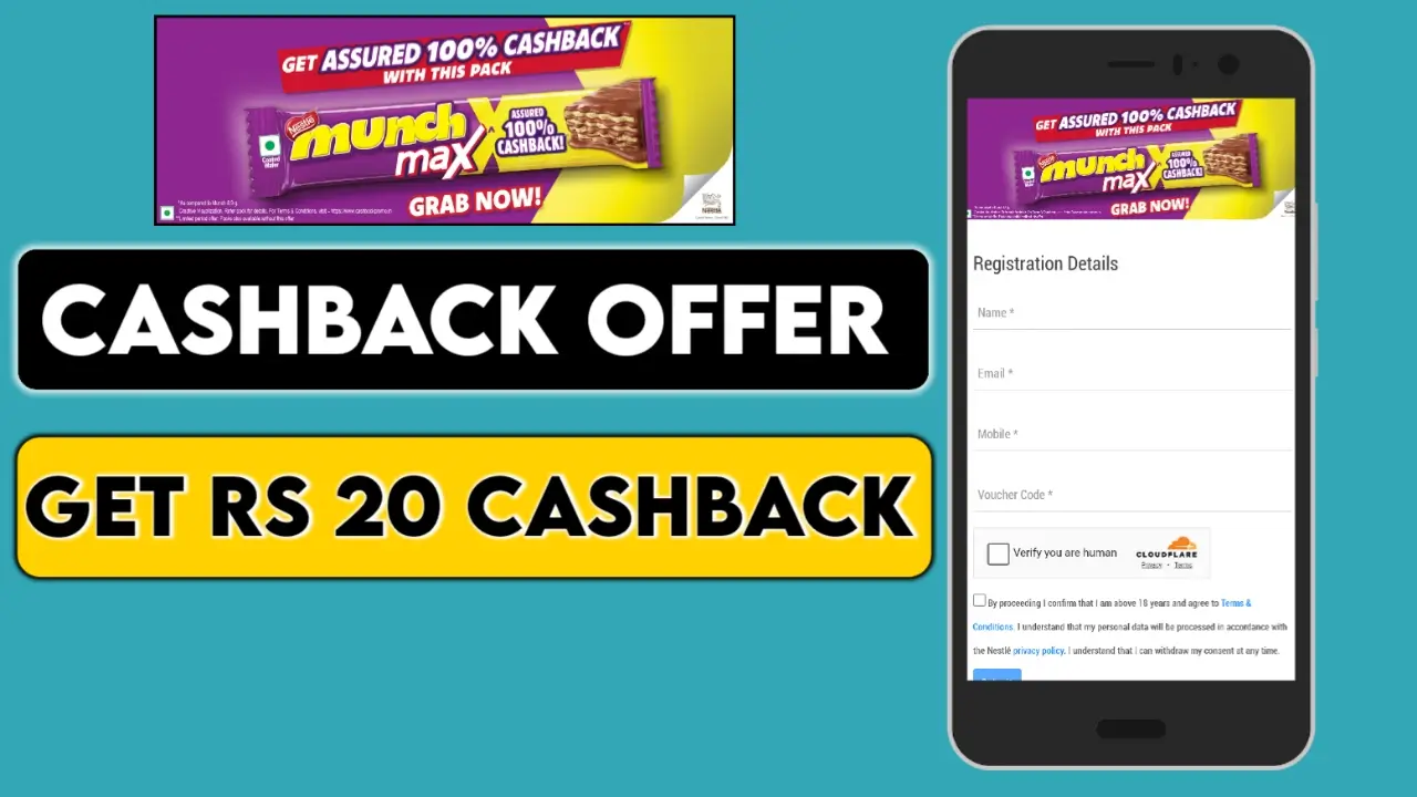 Munch-Max-Cashback-Offer