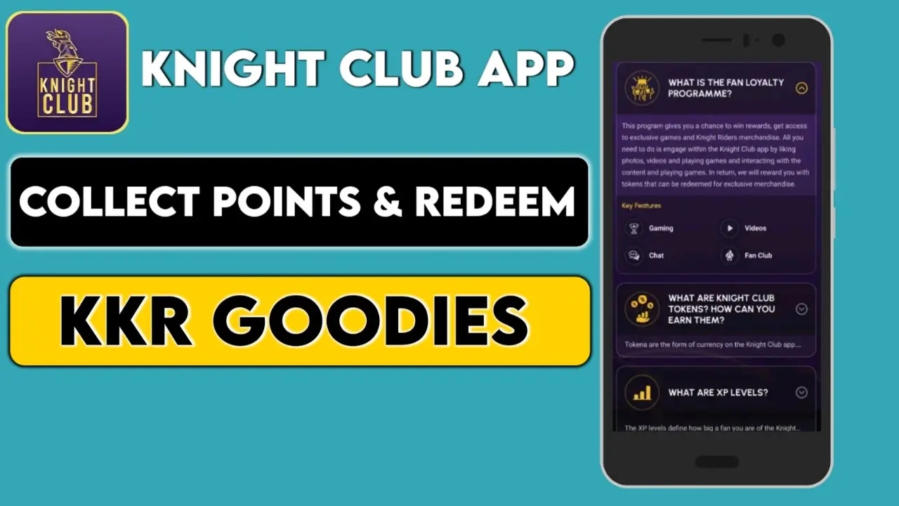 Knight Club App Redeem Code: Get KKR Goodies For Free