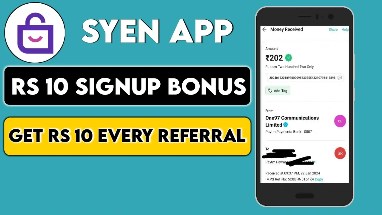 Syen-App-Refer-And-Earn