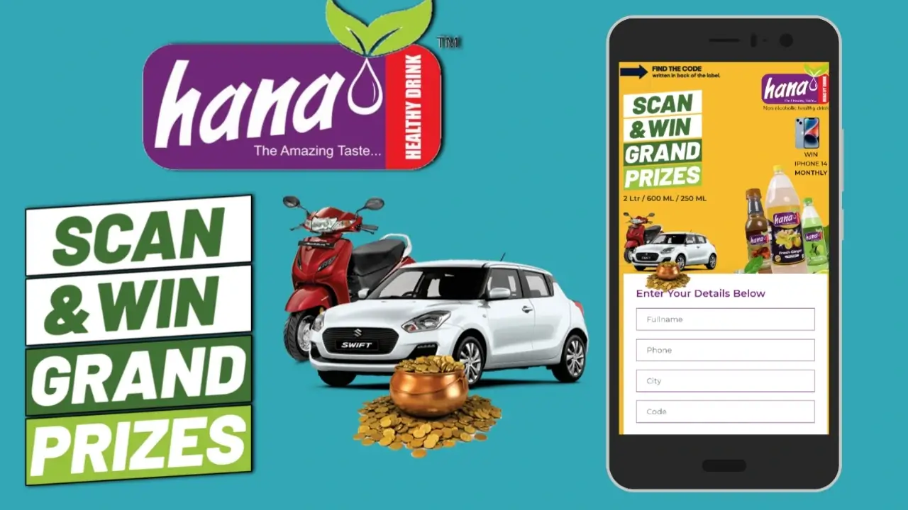 Hana Drinks Contest: Win Free Bicycle, Smartwatch & Grand Prizes