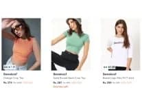 Bewakoof Women’s Clothing upto 78% off starting From Rs.329