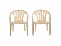 Nilkamal Plastic Chair for Living room with Arm