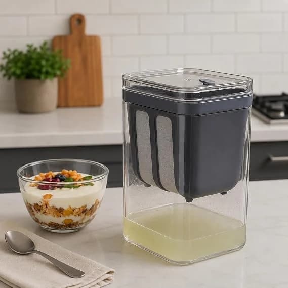 Clazkit Hung Curd Maker & Greek Yogurt Strainer 1400ml