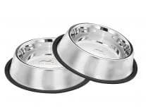 Pets Empire Stainless Steel Feeding Bowl for Medium Breed Adult Dogs & Giant Breed Puppies | Large (200ml x 2)