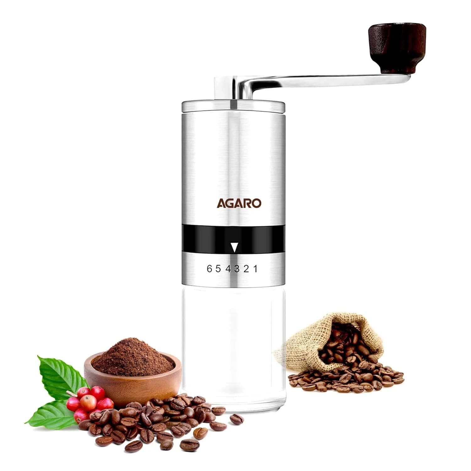 AGARO Elite Manual Coffee Grinder