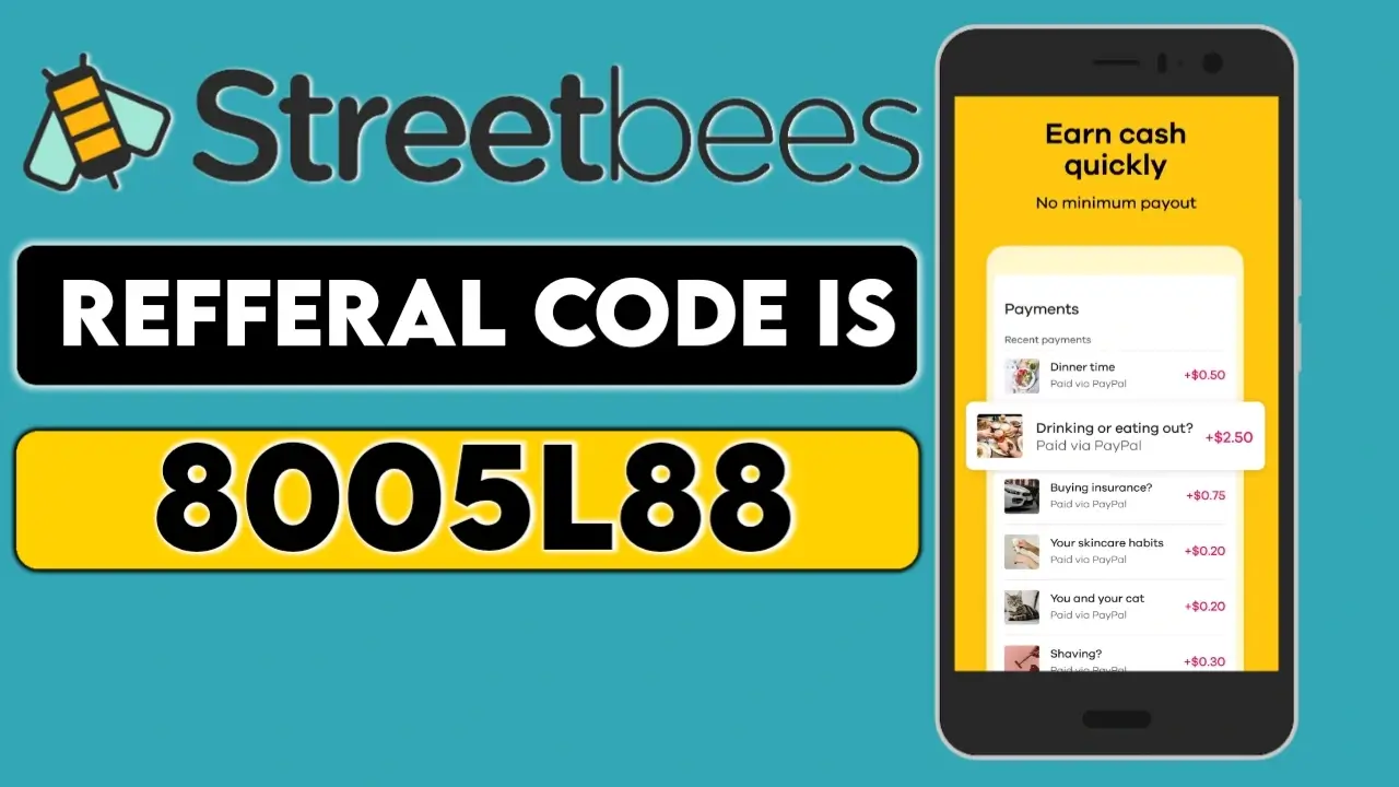 Streetbees App Referral Code 2024 “8005L88”: Earn $10 PAYPAL Everyday