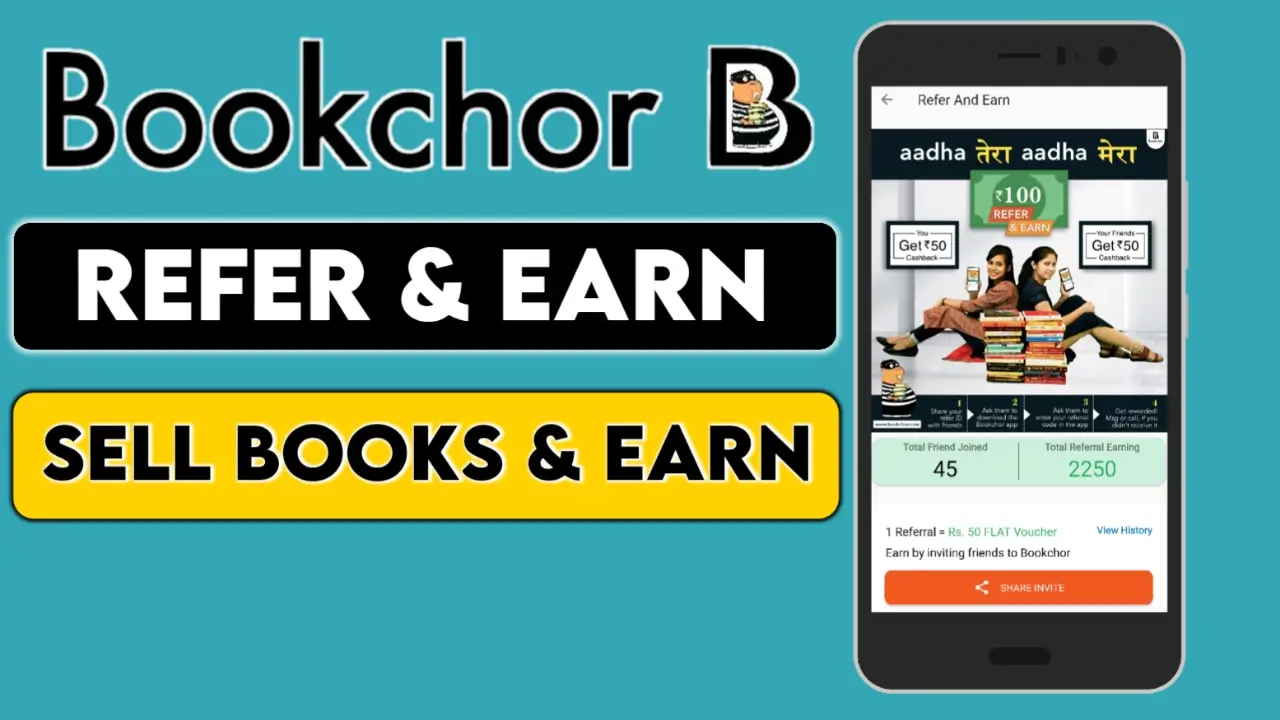 BookChor App Referral Code IGGCCIF: Earn Money From Second-Hand Books