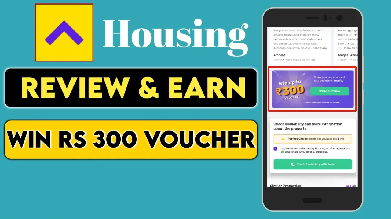Housing Review And Earn: Win Up To ₹300 Gift Voucher