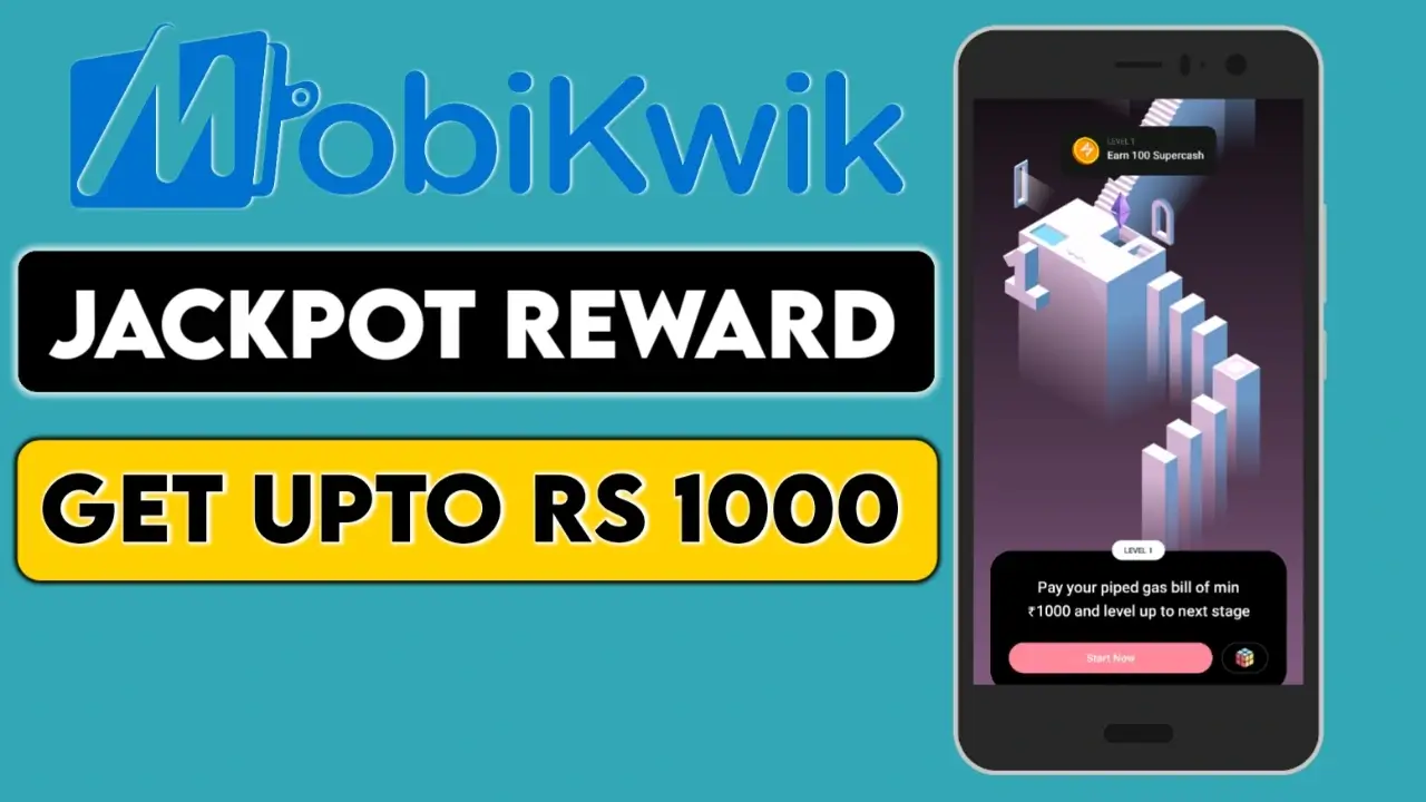 Mobikwik Jackpot Rewards Game: Complete Levels & Get Up To Rs 1000 Cashback