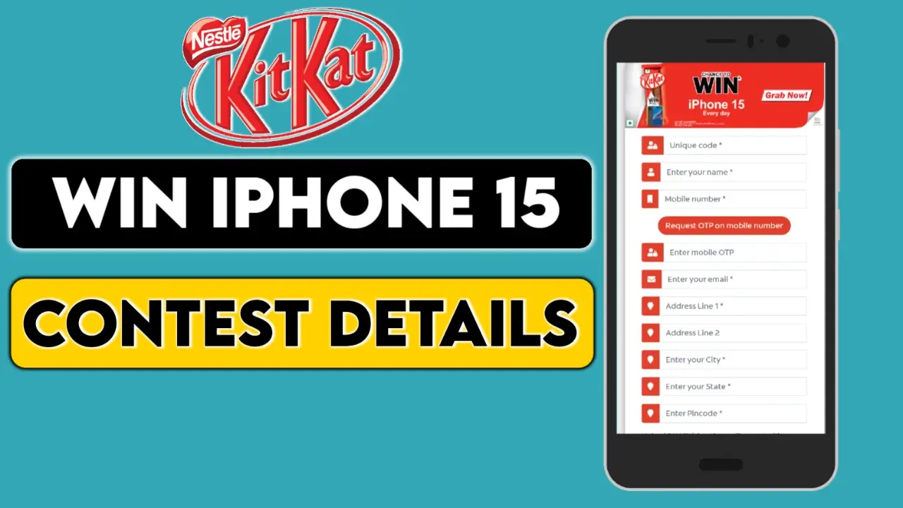 KitKat Chance To Win iPhone 15 Every Day Contest