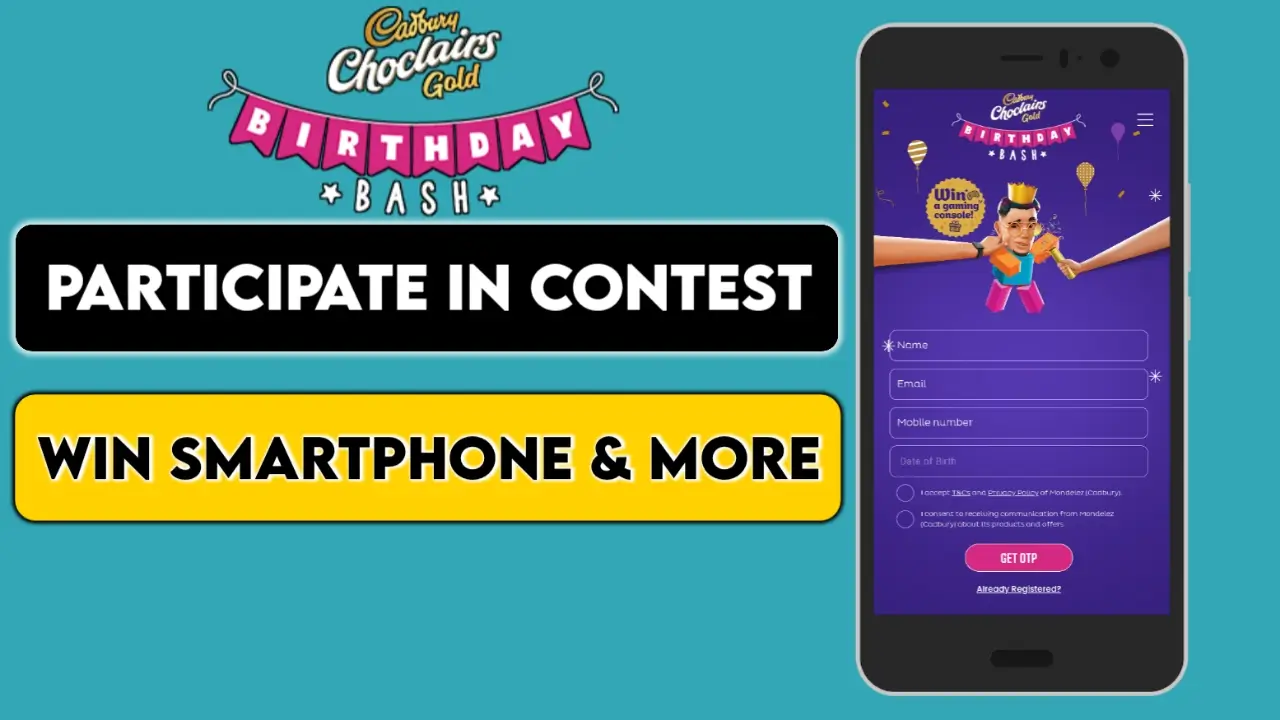 Cadbury Coclairs Gold Birthday Bash Offer: Win Gaming Console, Smartphone & Tablet