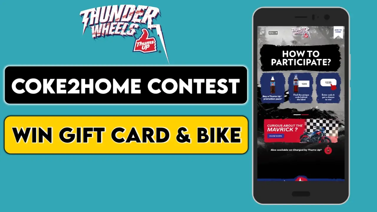 Thums Up ThunderWheels Lot Code Offer: Win Rs 50 Flipkart Gift Card, Fancode Voucher Or Bike