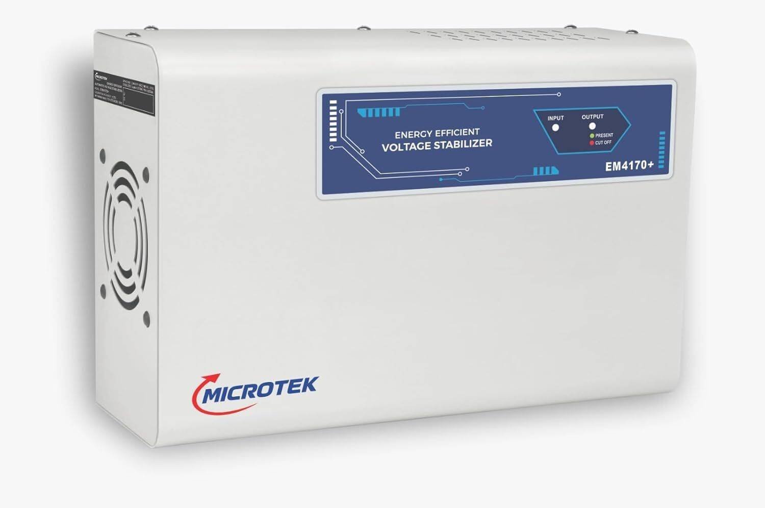 Microtek EM4170+ (170v to 270v+-5v) Automatic Voltage Stabilizer