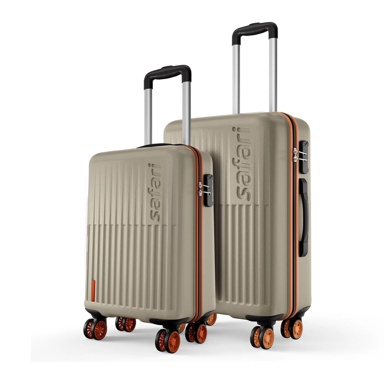 Safari Astra Neo 8 Wheels Set of 2 Trolley Bags