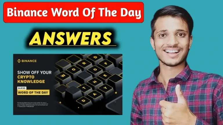 Binance-Word-of-the-Day-Answers
