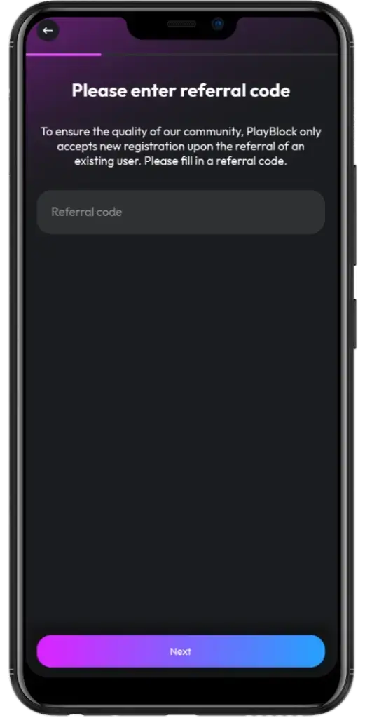 PlayFi-Network-App-Referral-Code