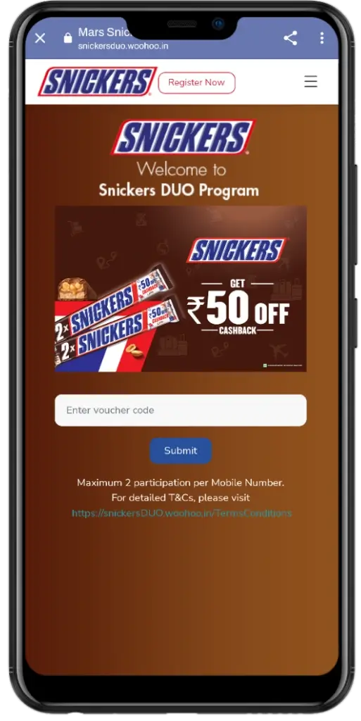 Snickers-Duo-Woohoo-Cashback-Offer