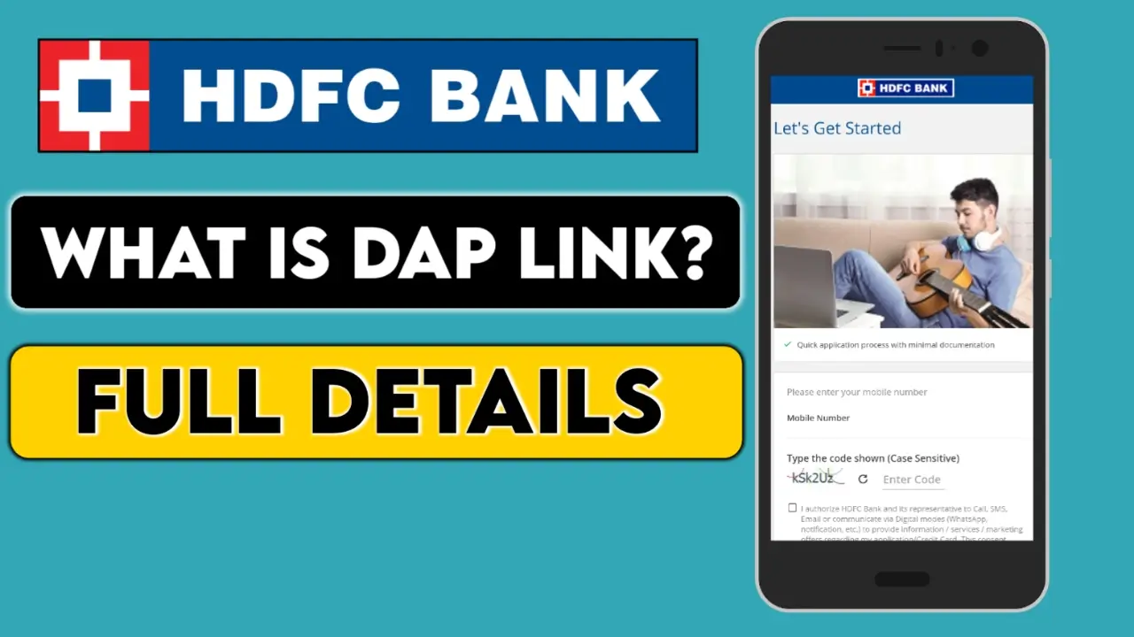 What is HDFC Bank DAP Link? Credit card And Personal Loan DAP Link