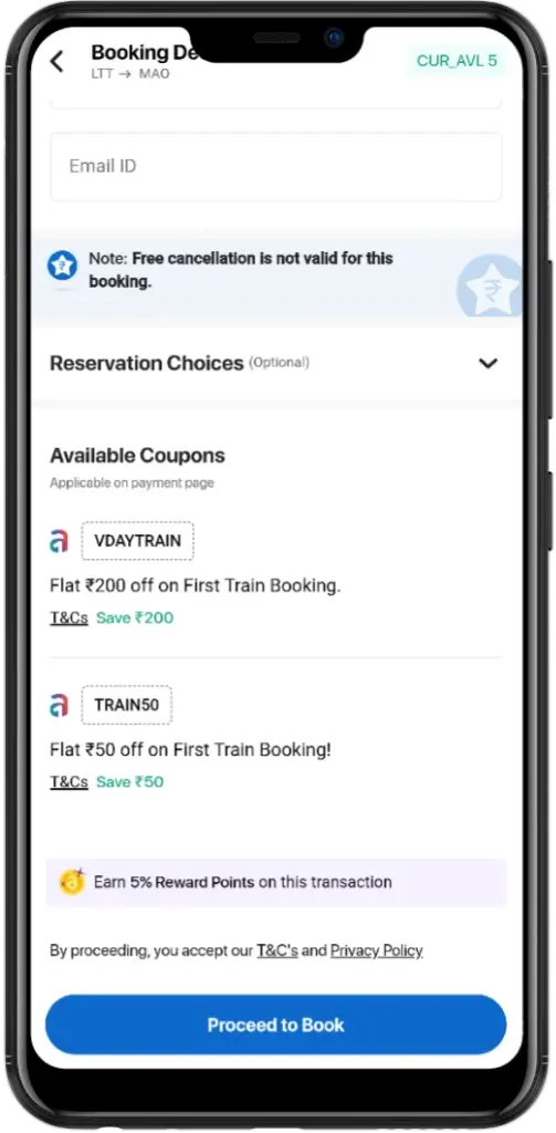Adani-One-Train-Booking-Offer