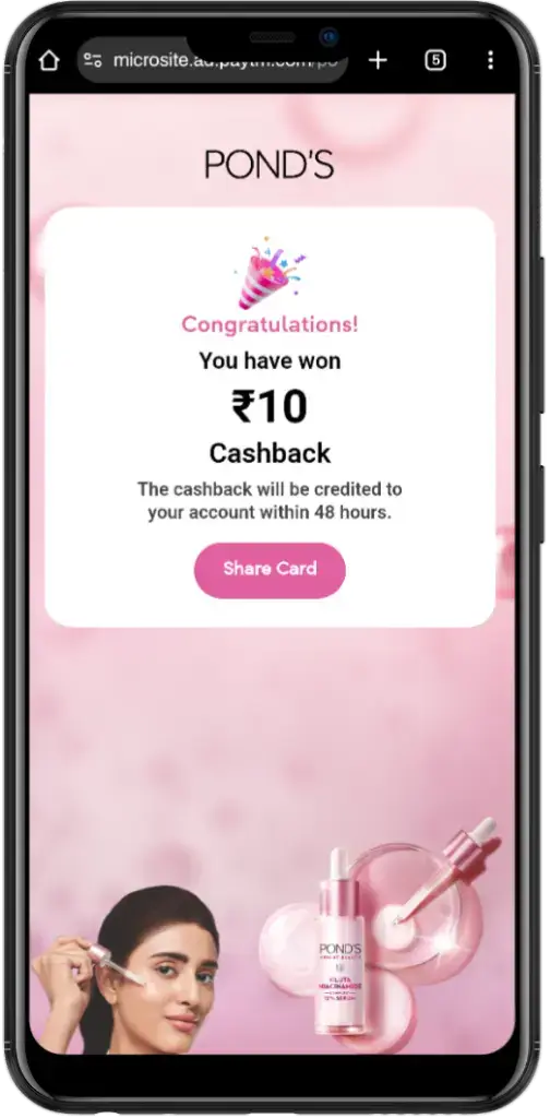 Paytm-Ponds-Cashback-Offer